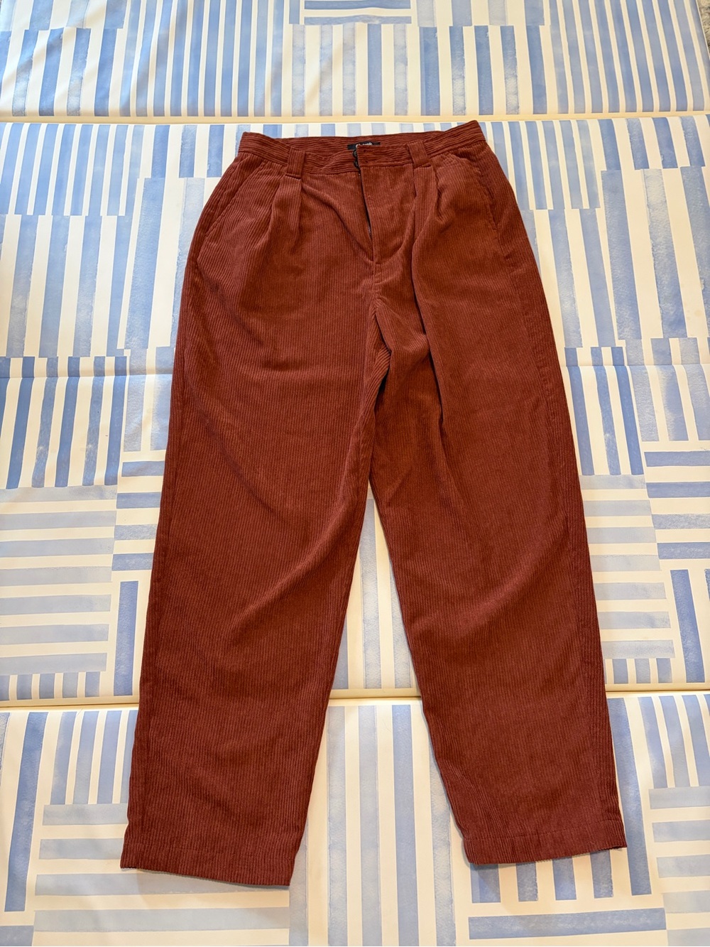 Rust colored Corduroy Trousers